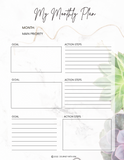 business planner printables pdf