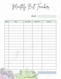 business planner printables pdf