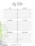 business planner printables pdf