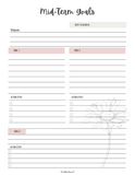 Busy Lady Productivity Planner - (80 Pages)