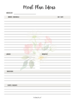 Busy Lady Productivity Planner - (80 Pages)