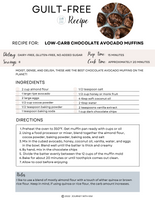 low-carb chocolate muffins recipe PDF