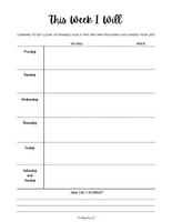 Busy Lady Productivity Planner - (80 Pages)