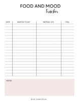 food journal template