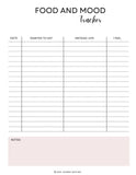 food journal template