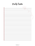 Busy Lady Productivity Planner - (80 Pages)