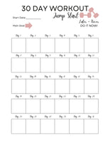 30 day workout challenge printable