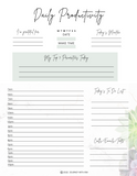 business planner printables pdf