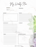 business planner printables pdf