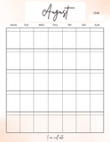 Self Love | Self-Care Planner Templates - Canva  | PLR Content | Commercial Use