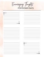 Self Love | Self-Care Planner Templates - Canva  | PLR Content | Commercial Use