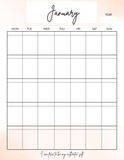 Self Love | Self-Care Planner Templates - Canva  | PLR Content | Commercial Use