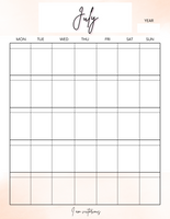 Self Love | Self-Care Planner Templates - Canva  | PLR Content | Commercial Use