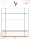 Self Love | Self-Care Planner Templates - Canva  | PLR Content | Commercial Use