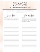 Self Love | Self-Care Planner Templates - Canva  | PLR Content | Commercial Use