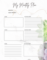 Small Business Productivity Planner - Canva PLR Templates (34 pages)