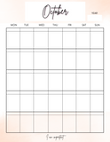 Self Love | Self-Care Planner Templates - Canva  | PLR Content | Commercial Use