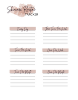 Beauty and Skincare PLR Planner Templates | Canva(12 Pages)