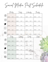 Small Business Productivity Planner - Canva PLR Templates (34 pages)