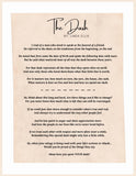 The dash poem Printable PDF