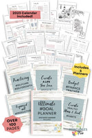 Ultimate #GOAL Planner Bundle Deluxe (over 100 pages)